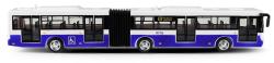 Autobus hlásí zastávky MHD Modrý zpětný chod na baterie Světlo Zvuk CZ