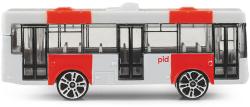 Autobus kovový červený PID Praha MHD volný chod