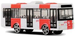Autobus kovový červený PID Praha MHD volný chod