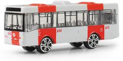 Autobus kovový červený PID Praha MHD volný chod