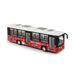 Autobus kovový otvírací dveře 3 barvy na výběr