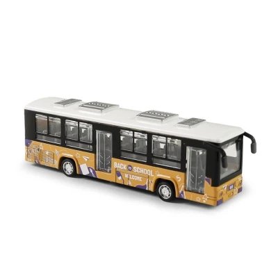 Autobus kovový otvírací dveře 3 barvy na výběr