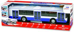 Autobus MHD 28cm česky hlásí zastávky funkční dveře na baterie Světlo Zvuk CZ