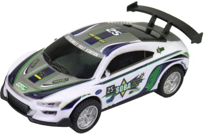 Autodráha Racing Collection 1:43 náhradní díl auto set 2ks modrá / bílá