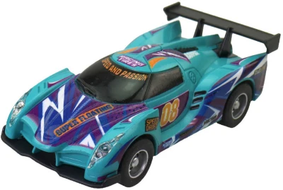 Autodráha Racing Collection 1:43 náhradní díl auto set 2ks modrá / oranžová