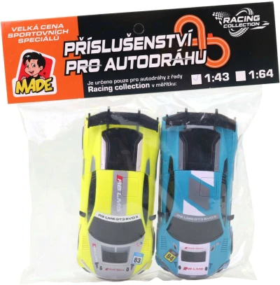 Autodráha Racing Collection Audi 1:43 náhradní díly autíčka II. set 2ks