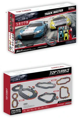 Autodráha Racing Collection Audi 3,2m Turbo 2 závodní auta napájení USB