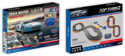 Autodráha Racing Collection Audi 97x66cm Turbo 2 závodní auta na baterie