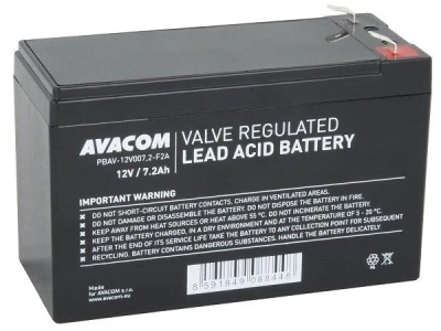 Avacom baterie 12V 7,2Ah F2 (PBAV-12V007,2-F2A) Avacom baterie 12V 7,2Ah F2 (PBAV-12V007,2-F2A)