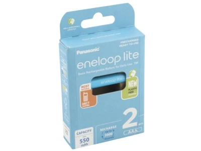 Avacom Nabíjecí baterie AAA Panasonic Eneloop Lite N 550mAh Ni-MH 2ks Blistr - 3000 nabíjecích cyklů