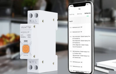 Avatto WCB16 bílá chytrá pojistka s Wi-Fi