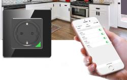 Avatto Chytrá WiFi zásuvka N-WOT10-EU-B TUYA (černá)