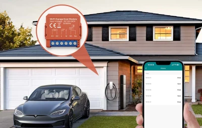 Avatto GDS16 oranžový WiFi modul pro garážová vrata