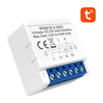 Avatto Chytrý spínací modul WiFi WSM16-W2 TUYA