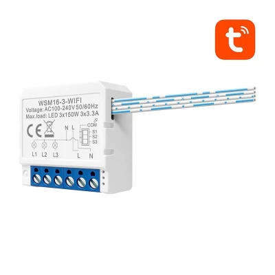 Avatto Chytrý spínací modul WiFi WSM16-W3 TUYA