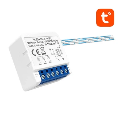 Avatto Chytrý spínací modul WiFi WSM16-W3 TUYA