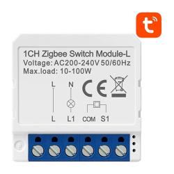 Avatto Chytrý spínací modul ZigBee LZWSM16-W1 Bez neutrálu TUYA