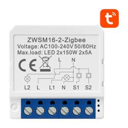 Avatto Chytrý spínací modul ZigBee ZWSM16-W2 TUYA