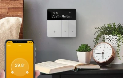 Avatto Chytrý termostat pro vytápění kotlů WT50 3A Wi-Fi Tuya