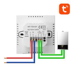 Avatto Chytrý termostat pro vytápění kotlů ZWT100 3A Zigbee Tuya