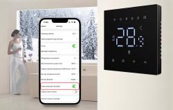 Avatto Chytrý termostat WT410-16A-B elektrické topení 16A WiFi