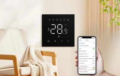 Avatto Chytrý termostat WT410-16A-B elektrické topení 16A WiFi