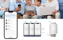Avatto Chytrý termostatický radiátorový ventil TRV06 Zigbee 3.0 TUYA