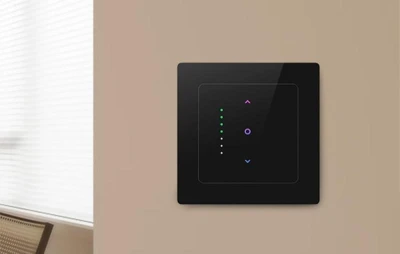 Avatto CS20-EU-B WiFi Touch černý inteligentní spínač pro žaluzie