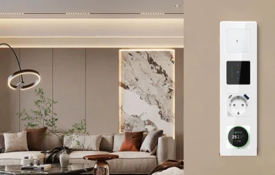 Avatto CS20-EU-B WiFi Touch černý inteligentní spínač pro žaluzie