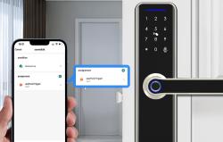 Avatto Digitální inteligentní zámek SDL-A270-S -6072 Wi-Fi Silver