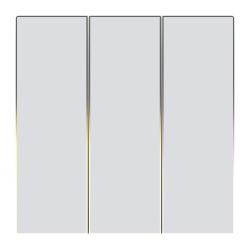 Avatto Dotykový spínač světla ZigBee TS60-EU-W3 Triple TUYA (bílý).