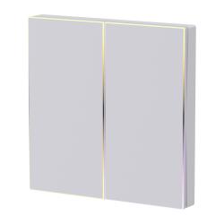 Avatto Dotykový spínač světla ZigBee TS60-EU-W4 Quad TUYA (bílý).