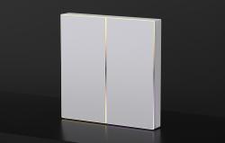 Avatto Dotykový spínač světla ZigBee TS60-EU-W4 Quad TUYA (bílý).