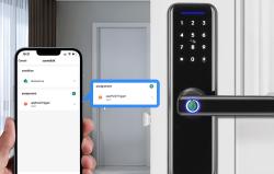 Avatto Inteligentní digitální zámek ZSDL-A270-B-ALI-5572 ZigBee Black