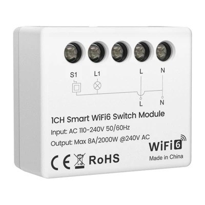 Avatto WSM20-W1 bílý inteligentní spínací modul