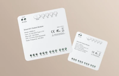 Avatto WSMD-4 250V bílý čtyřkanálový chytrý spínací modul pro kutily