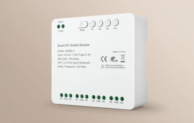 Avatto WSMD-4 32V bílý čtyřkanálový chytrý spínací modul