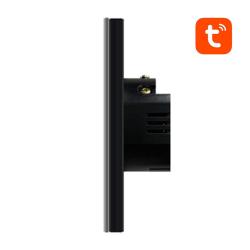 Avatto Smart Light Switch WiFi TS02-EU-B1 1 Way TUYA (black)