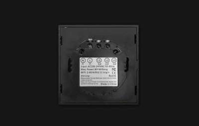 Avatto Smart Light Switch WiFi TS02-EU-B1 1 Way TUYA (black)