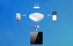 Avatto Chytrý vypínač světla ZigBee LZTS02-EU-W3 3 Way No Neutral TUYA (bílý)