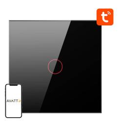 Avatto Smart Light Switch ZigBee ZTS02-EU-B1 1 Way TUYA (black)