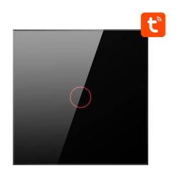 Avatto Smart Light Switch ZigBee ZTS02-EU-B1 1 Way TUYA (black)