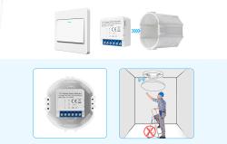 Avatto Chytrý spínací modul ZigBee LZWSM16-W2 Bez neutrálu TUYA