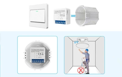 Avatto Modul chytrého spínače ZigBee LZWSM16-W3 Neutrální TUYA