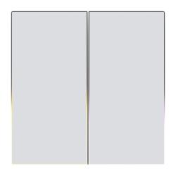 Avatto ZigBee TS60-EU-W2 dotykový spínač světla Dual TUYA (bílý).