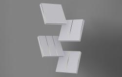 Avatto ZigBee TS60-EU-W2 dotykový spínač světla Dual TUYA (bílý).