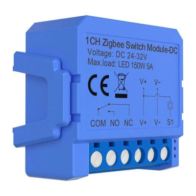 Avatto ZWSM16-DC32V-1 1kanálový spínací modul ZigBee s bezpotenciálovým kontaktem
