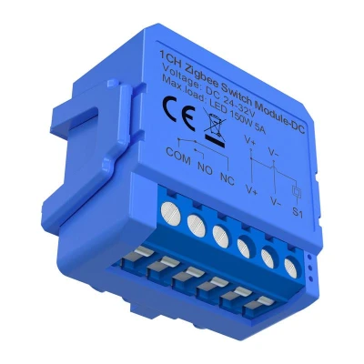 Avatto ZWSM16-DC32V-1 1kanálový spínací modul ZigBee s bezpotenciálovým kontaktem