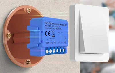 Avatto ZWSM16-DC32V-1 1kanálový spínací modul ZigBee s bezpotenciálovým kontaktem