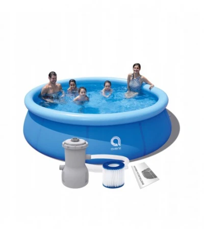 Avenli POOL Samostavěcí bazén s filtračním čerpadlem 360 x 76 cm